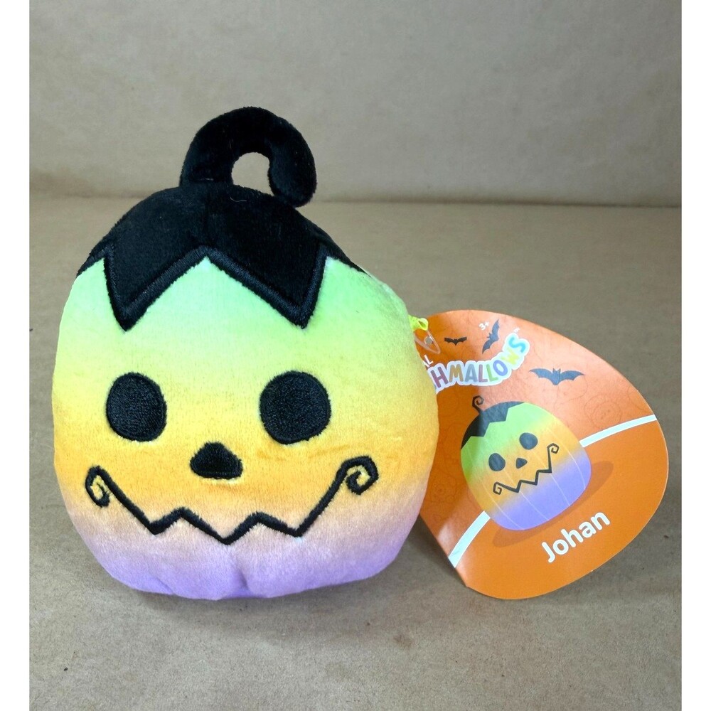 Squishmallows 4” Johan the Jack O’ Lantern Ombre Pumpkin Halloween Plush NWT